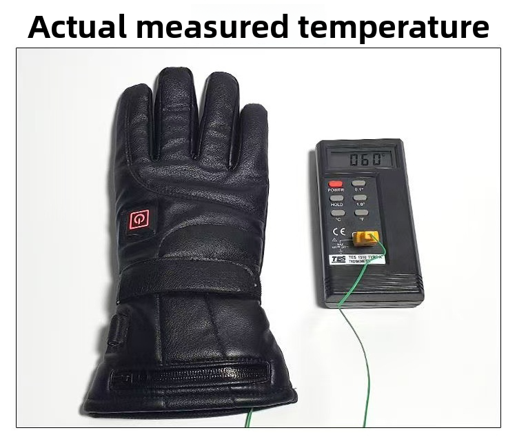 Kangre 7.4V Lithium Battery Rechargeable Gloves Motorcycle Heating Three-Level Temperature Adjustment Electric Warm_autovado.com