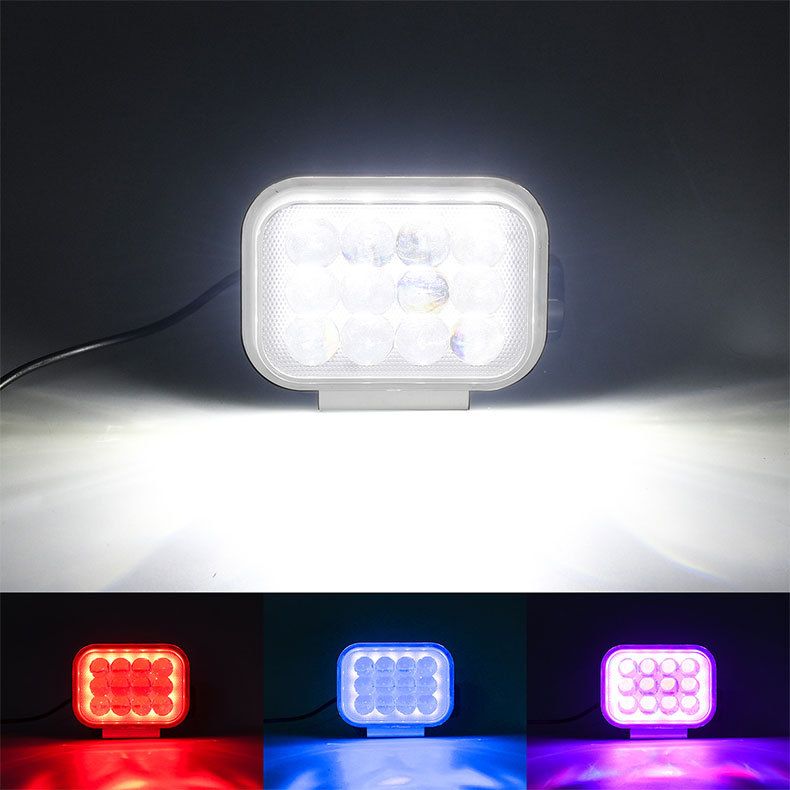 Electric LED Headlight Dynamic Tricycle Constant Strong Motorcycle External Modification Super Bright Flashing Light_autovado.com