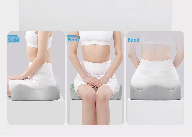 Car Soft Memory Foam Automobile Support Hollow Seat Cushion Slow Pressure Breathable Anti Slip Hip Pad_autovado.com