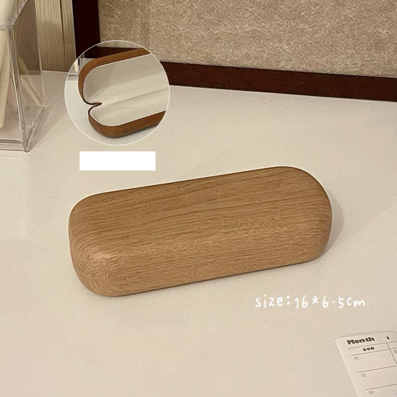 Unisex Vintage portable high-grade sunglasses glasses case ins windproof glasses storage box_autovado.com
