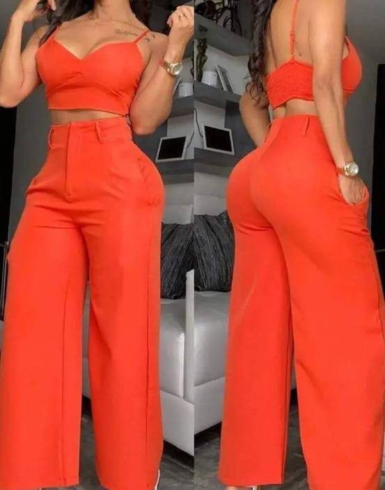 women's Clothing, Elegant And Solid Color Split Sleeve Lapel Suit With Pockets And Straight Pants Suit_autovado.com