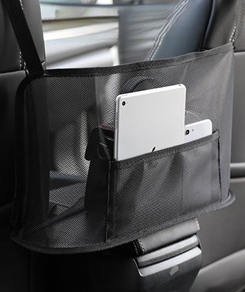 Hanging Central Control Isolation Net Pocket Multi-Functional Storage Organizer Bag For Car Interior Decoration_autovado.com