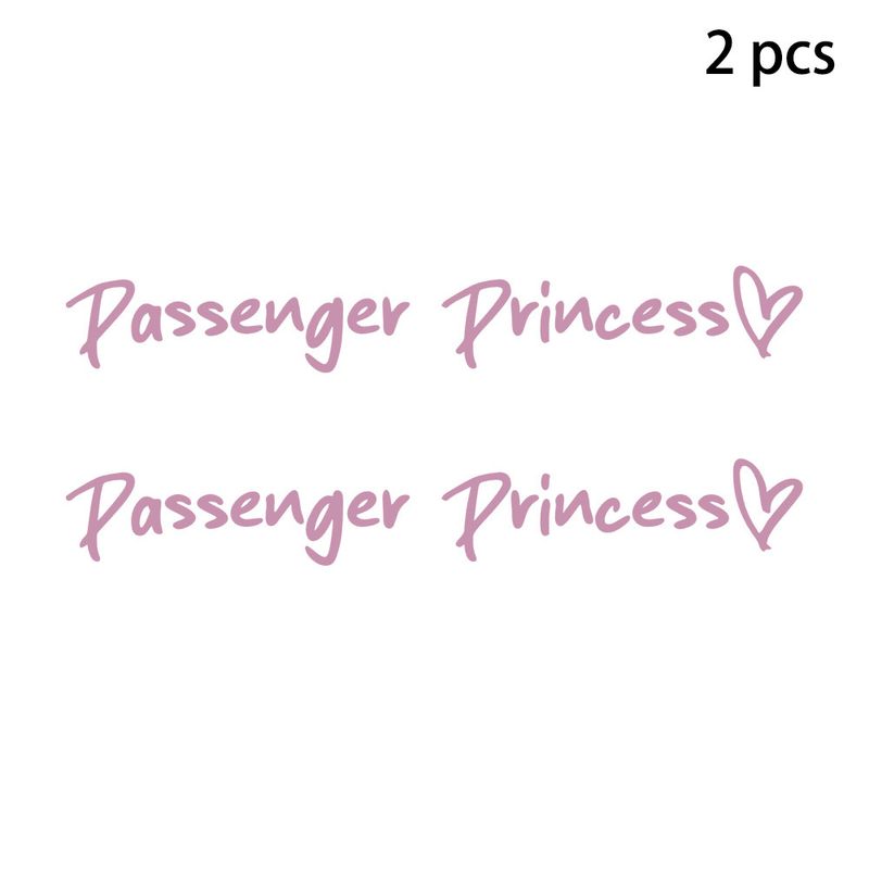 2 pack Passenger Princess car rearview mirror makeup mirror passenger princess creative stickers_autovado.com
