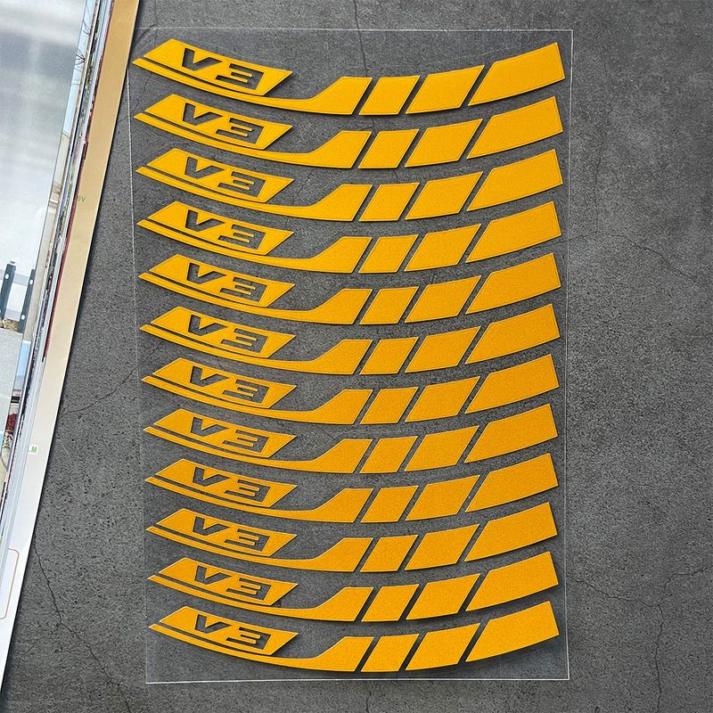 Suitable For Honda Click Series V2/V3 Waterproof Reflective Wheel Stickers, Modified Motorcycle Personalized Decoration_autovado.com