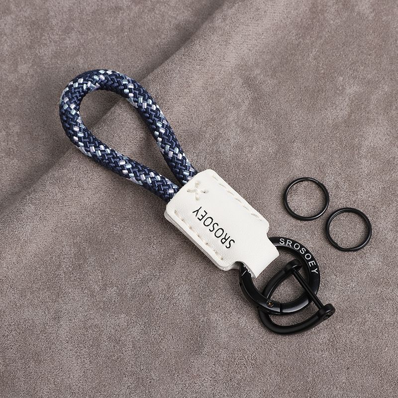 Hand Carved Wood Carved Cat Peace Six Word Mantra Braided Keychain Chain Ring Car Schoolbag Pendant Exquisite Pendant_autovado.com