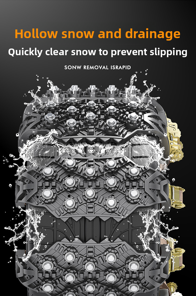 New Universal Cars, Off-Road Vehicles, SUVs, Crawler Snow Chains, Special Anti-Slip Chains For Car Tires_autovado.com