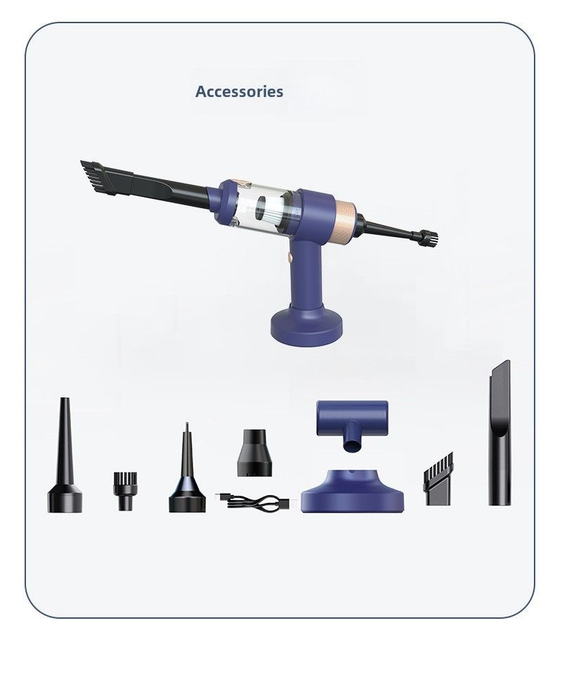 Car vacuum cleaner car wireless charging dual-purpose household small mini car high power strong suction inside the car_autovado.com
