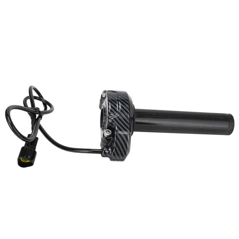 Electronic Throttle Grip For X/S Motorcycle - 2nd Gen (Carbon Fiber Look) - Universal Fit For Custom Bike Upgrades_autovado.com