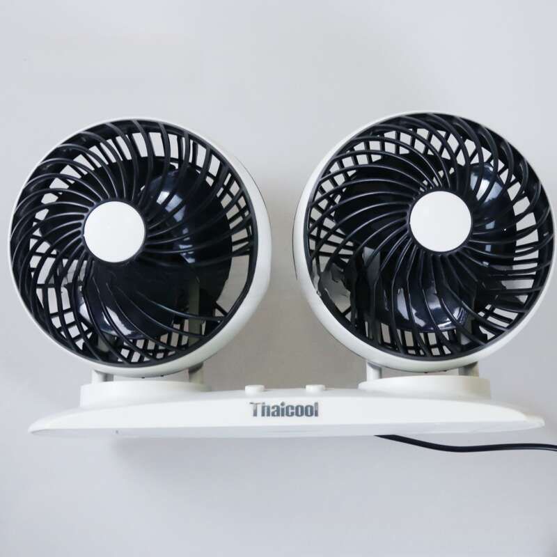 Taigu Special Offer 5.5-inch LED Brushless Electric Fan Silent Spherical Double Head Car Turbofan_autovado.com