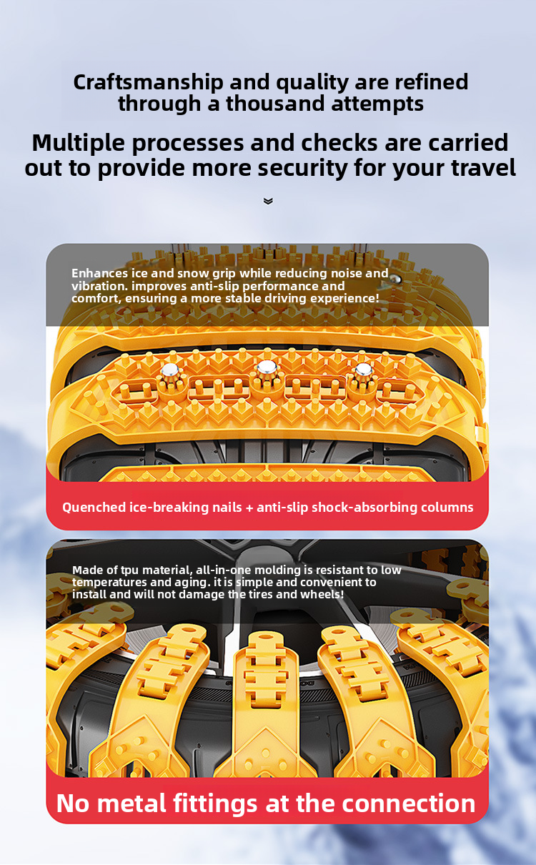 Cross-Border Product Tire Snow New Universal TPU Low-Temperature Suitable Car Anti-Slip Chains_autovado.com