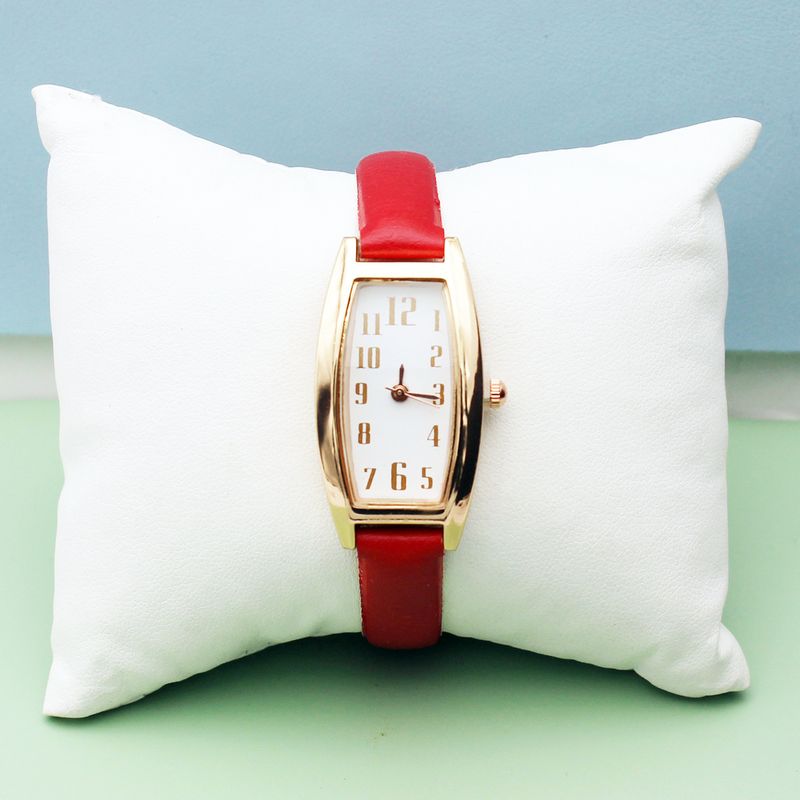 Women's square watch belt quartz watch_autovado.com