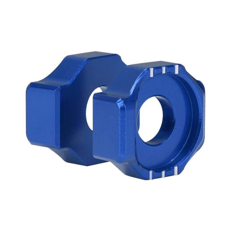 Universal Motorcycle Chain Adjuster - Heavy-Duty Rear Wheel Alignment Tool For Dirt Bikes & Off-Road Motorcycles (Red/Blue/Black)_autovado.com