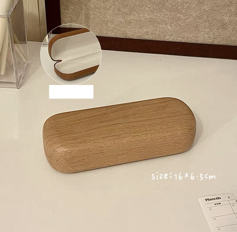 Unisex Vintage portable high-grade sunglasses glasses case ins windproof glasses storage box_autovado.com