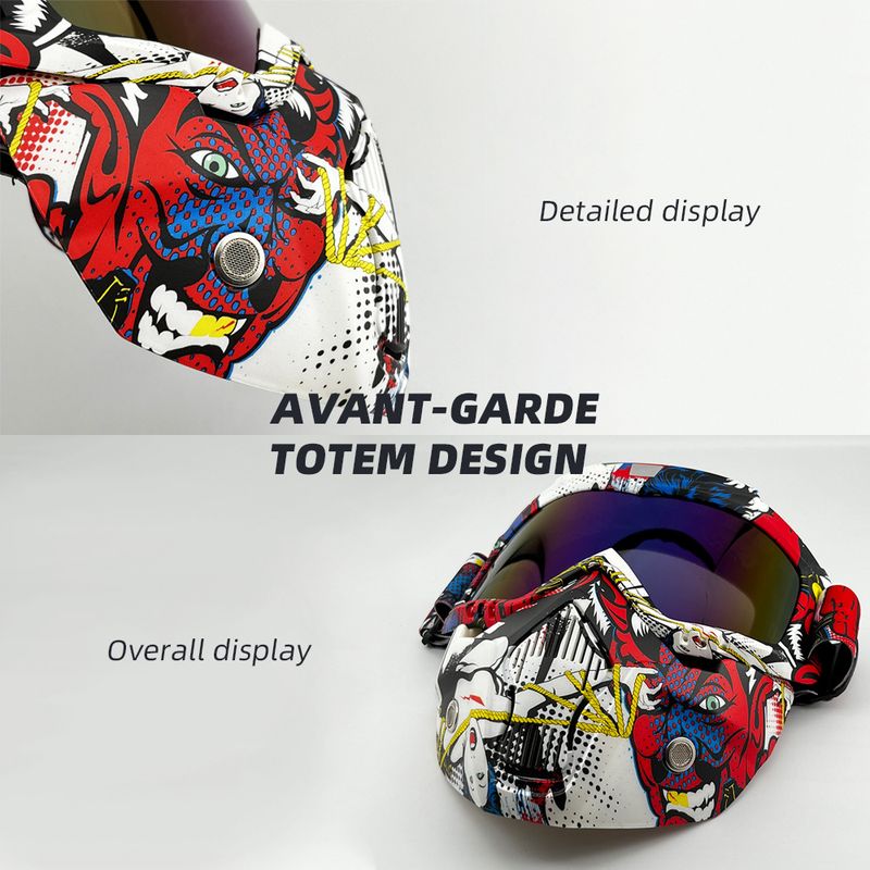 Detachable Motorcycle Snow Goggles With UV400 Protection – Windproof, Anti-Dust, Unisex Riding Mask – Multiple Lens Colors Available_autovado.com