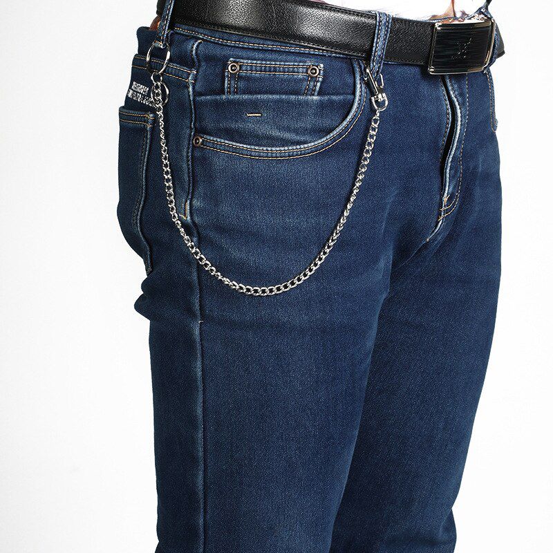 HOT 1/2/3 Layer Long Belt Rock Punk Hook Trousers Pant Waist Link Metal Wallet Chain Keychain Ring Clip Keyring HipHop_autovado.com