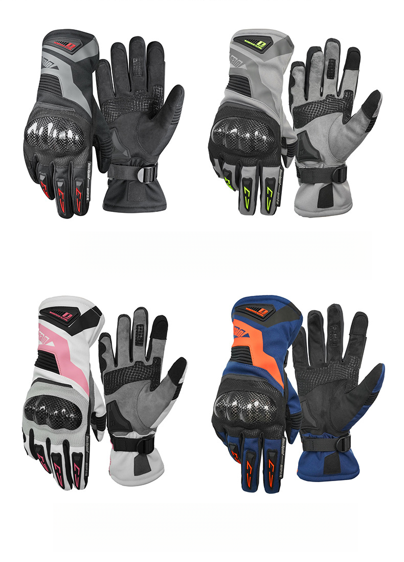 OnesAgain Motorcycle Winter Riding Gloves Men Long Waterproof Windproof Warm Women Rider Motorbike Anti-drop_autovado.com