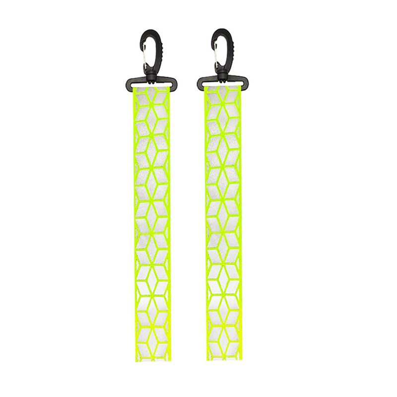 Reflective pendant pendant backpack running reflective keychain with hook reflective strip reflective tape_autovado.com