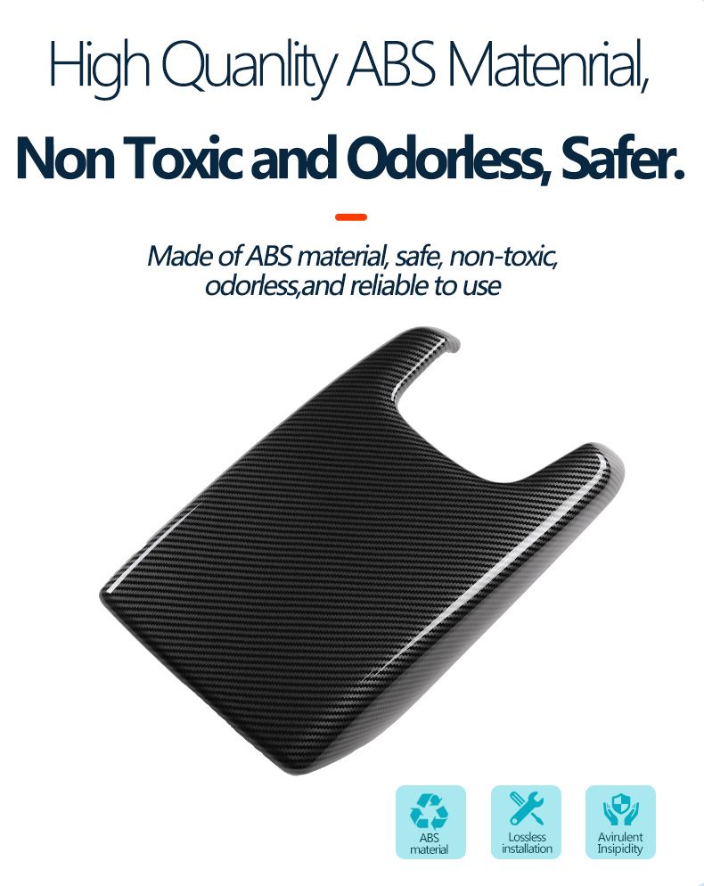 New Model Handbrake Eleventh Generation Civic Armrest Box Panel Carbon Fiber Central Decoration Center Console Gear_autovado.com