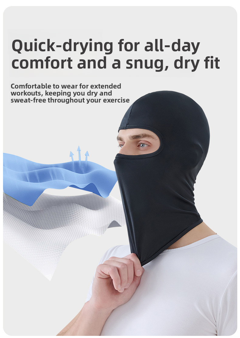Outdoor Cycling Sun Protection Mask Bicycle Helmet Liner Windproof Sports Headscarf Head Cover Dustproof Hat For Men And_autovado.com