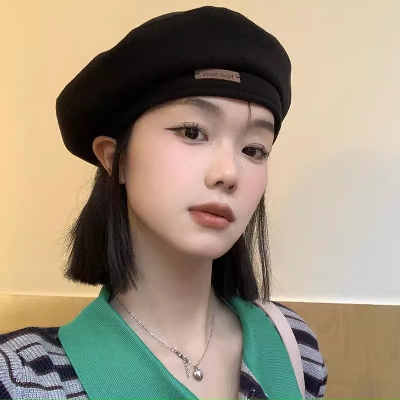 Hot Sale Classic Vintage Berets for Women Fashion Wool Felt Warmer Hat Cap Black Brown French Hats Autumn and Winter Outdoor Caps_autovado.com