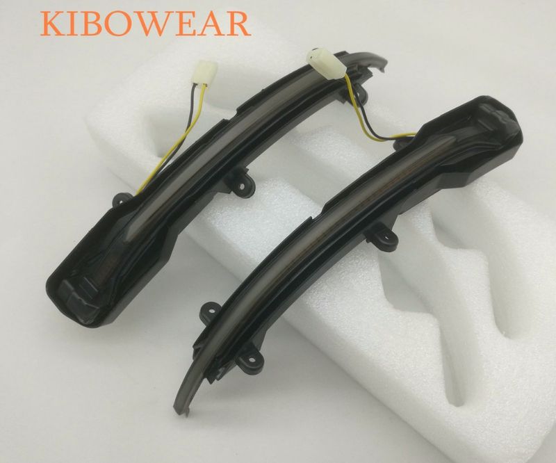 Kibowear for Q5 SQ5 8R Q7 4L Dynamic Blinker LED Turn Signal Side Mirror Lights indicator 2010 2011 2012 2013 2016_autovado.com
