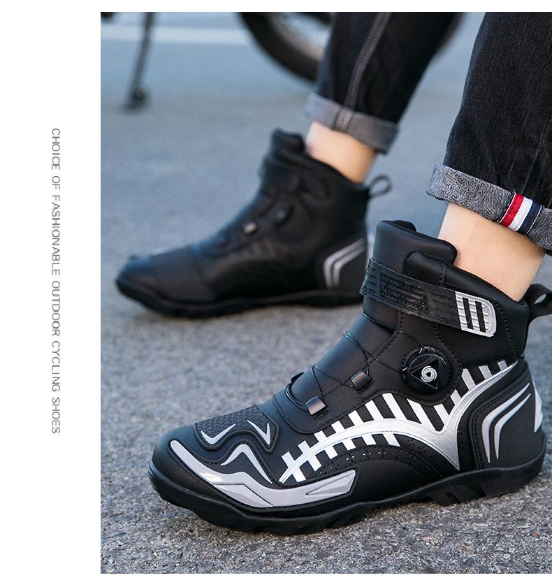 Motorcycle Cycling Boots For All Seasons, Off-road Men's Women's Summer, Wear-resistant, Breathable, Shock-absorbing,_autovado.com