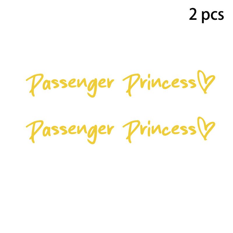 2 pack Passenger Princess car rearview mirror makeup mirror passenger princess creative stickers_autovado.com