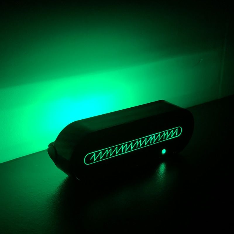 LED Car Aromatherapy Vent Ambient Light, Monochrome Seven Color Pattern Can Be Changed, Built-in Battery Charging,_autovado.com