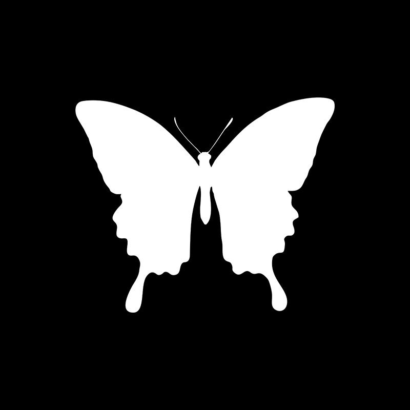 butterfly butterfly car stickers personalized car stickers rearview mirror decorative stickers_autovado.com