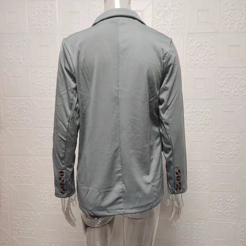 Women's Fashion Lapel Cardigan Temperament Suit Jacket Pants Suit_autovado.com