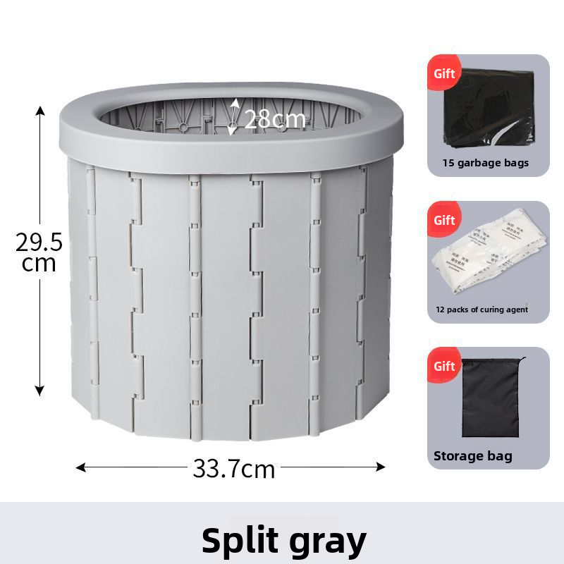 Folding Travel, Portable Adults, Emergency Car Use, Self Driving, Curing Agent For Odor Prevention, Outdoor Toilet_autovado.com