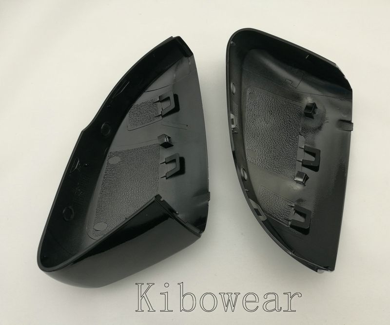 Glossy Black Side Wing Mirror Cover for VW Polo 6R 6C MK5 V 2009 2013 2014 2016 2017 2015 with indicator model_autovado.com