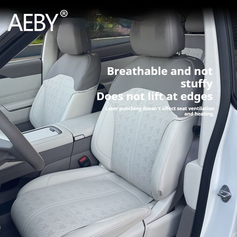 AEBY For ZEEKR 7X 2025 Car Seat Cushion Backrest Set Custom Fit Anti-slip Bottom Easy Install All-Season Covers 2024 New_autovado.com