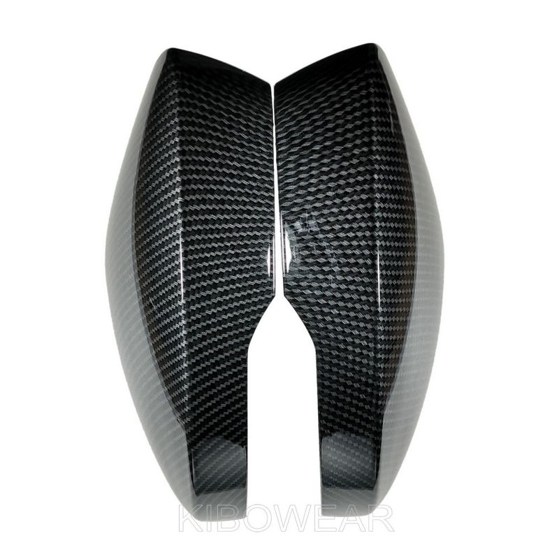 Side Wing Mirror Caps Cover for Skoda Octavia Mk3 A7 2014 2019 VW T-ROC T-cross Nivus (Carbon Look) 2020 2021 2022 Replace _autovado.com