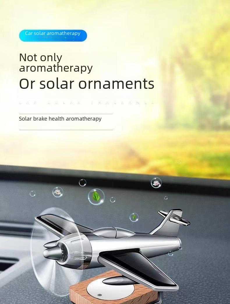New Perfume Car Perfume Creative Solar Aircraft Aromatherapy Solid Car Rotary Decoration Car Interior Aromatherapy Accessories_autovado.com