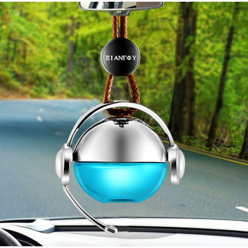 2024 New Creative Metal Pendant Car Perfume Pendant Car Perfume in Car Fragrance Bottle Essential Oil Fragrant Car Pendant_autovado.com