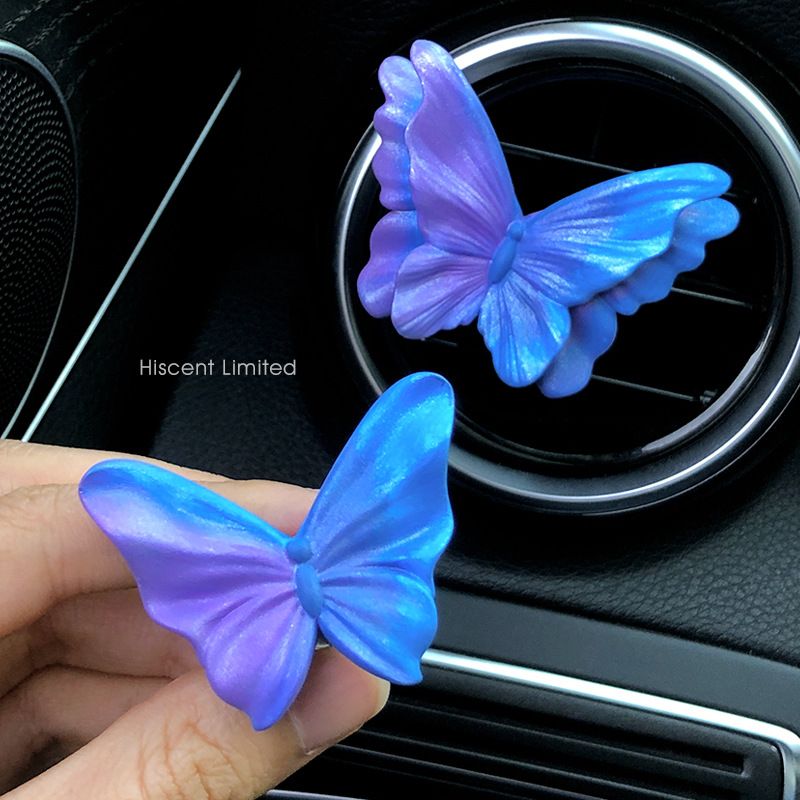 High grade butterfly air outlet decoration car aromatherapy car perfume fragrance flower diffuser stone car interior decoration_autovado.com