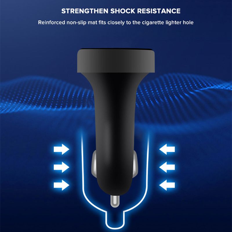 Car MP3 Player Multi-function Good Sound Effect Wireless Deep Bass Hi-Fi Sound FM Transmitter for Truck_autovado.com