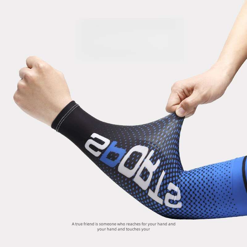 Ice Men's Summer Sun Refreshing, Breathable Arm Protection, Driving, Outdoor Cycling, Sports, Ice Silk Sleeve Cover_autovado.com