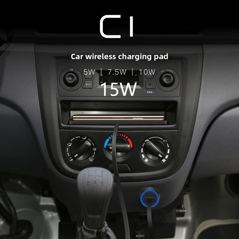 Car Anti-Slip Mat Wireless Charger Modified Storage Compartment Suitable For Mercedes-Benz BMW Audi Honda Volkswagen_autovado.com