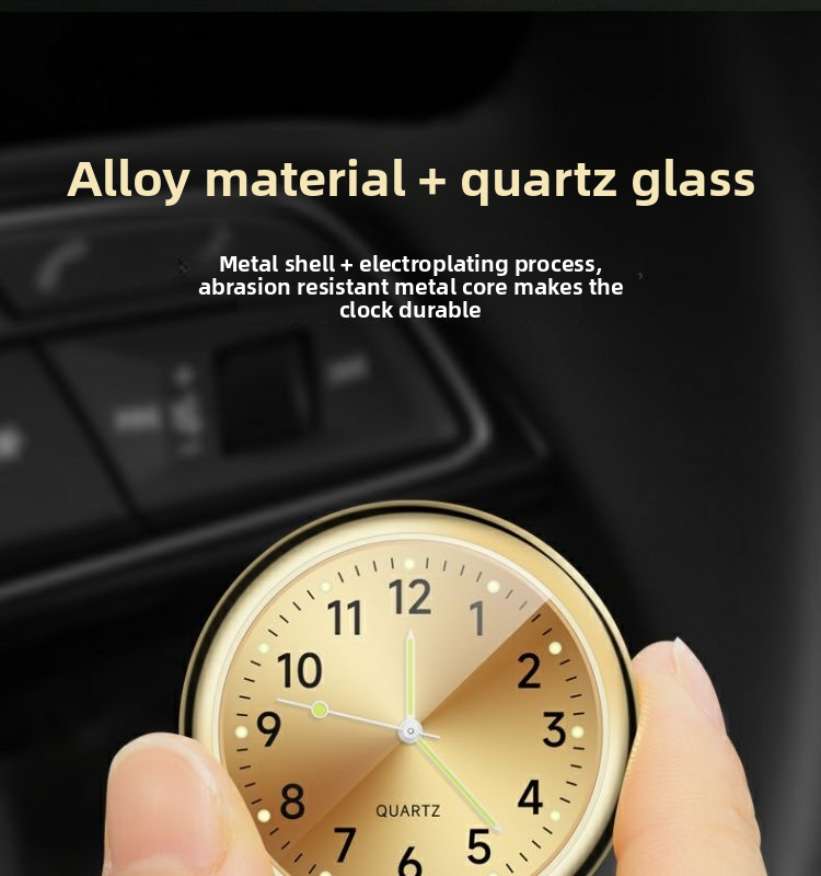 Car Dashboard For Cars, Motorcycles, Electric Vehicles, Waterproof High-Precision Electronic Watch, High-End Air Vent_autovado.com