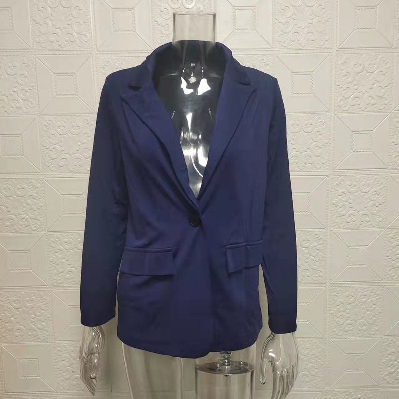 Women's Fashion Lapel Cardigan Temperament Suit Jacket Pants Suit_autovado.com