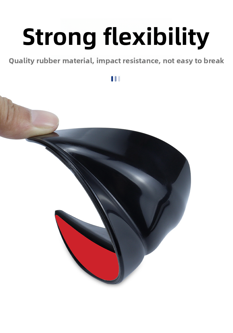 Car Accessories Modified Bumper Carbon Fiber Pattern Extended Universal Spoiler Anti-collision Strip Large Surround Wind_autovado.com