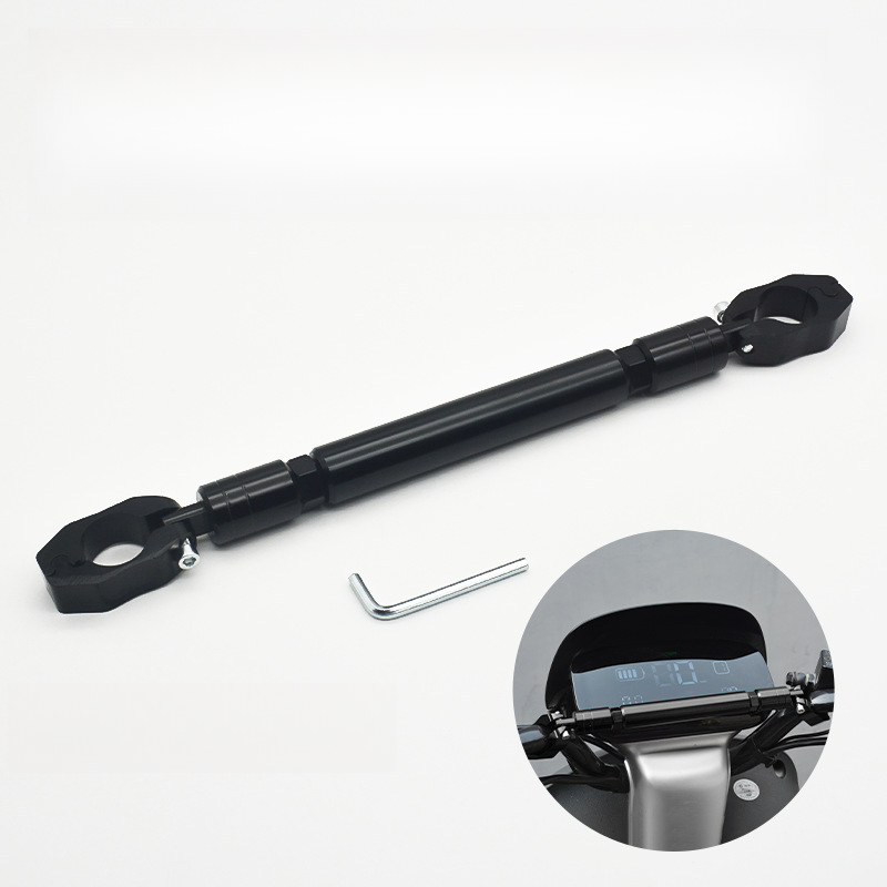 Motorcycle Modification Thickened Crossbar Extension Handlebar Balance Pull Rod Electric Vehicle Reinforced Headstock_autovado.com