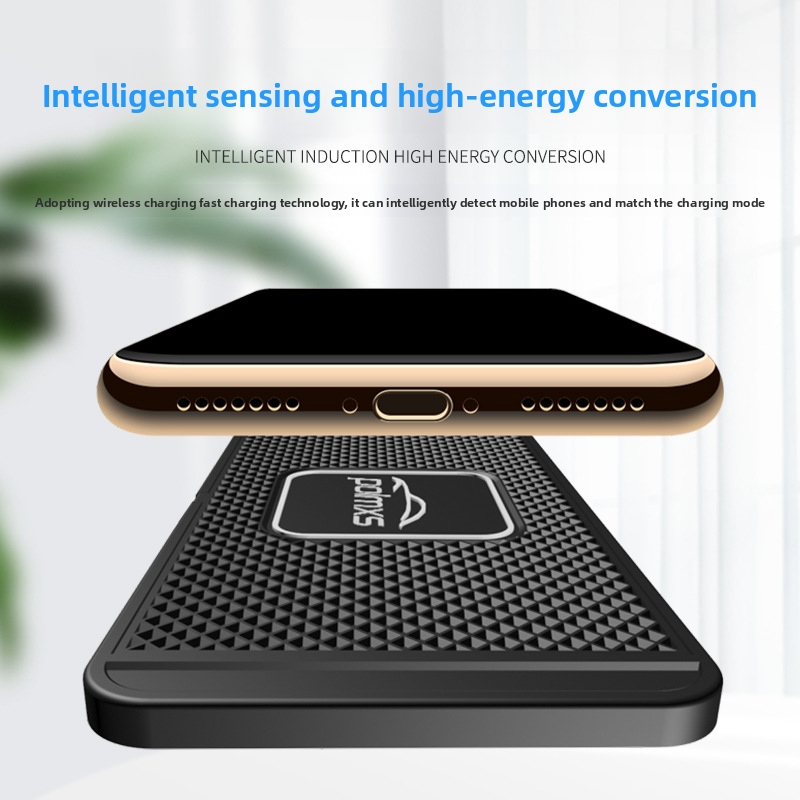 Modified Car Wireless Charger Storage Compartment Anti-Slip Mat Suitable For Mercedes-Benz, BMW, Audi, Honda, Volkswagen_autovado.com