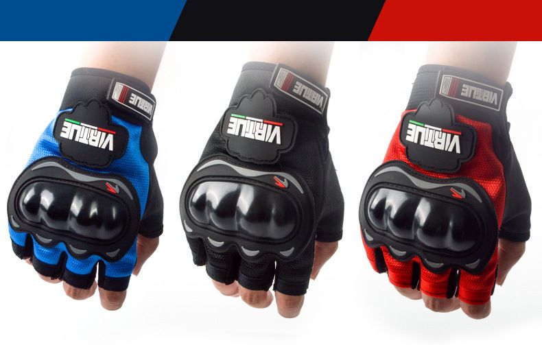 Electric Bike Riding Gloves For Men And Women, Four Seasons Fall Racing Summer Motorcycle Rider Anti Slip Gloves, Trendy_autovado.com