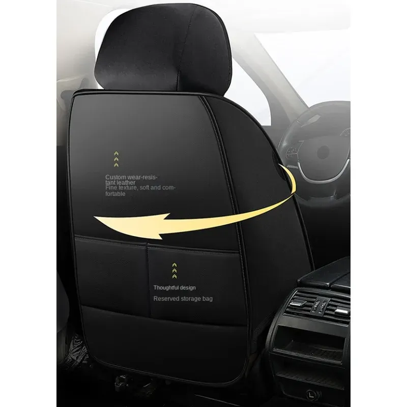 1 PC Universal PU Leather Car Seat Cover For SEAT All Car Models Leon Arona Ateca Tarraco Ibiza Alhambra Interior_autovado.com