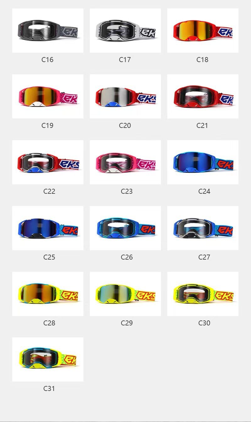 Motorcycle Goggles For Off-Road Riding – Windproof & Anti-Dust Sports Sunglasses With Interchangeable Lenses_autovado.com