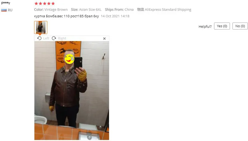 Men Genuine Leather Jacket Vintage Brown 100% Cowhide Coat Man Slim Fashion Biker Clothing Asian Size S6XL M697 Drop_autovado.com