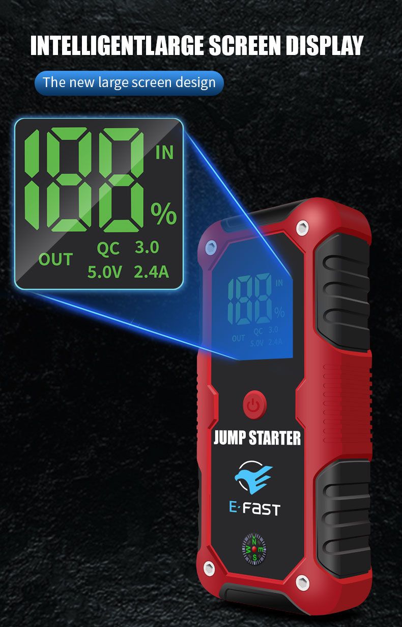 Portable Multi-Function Power Bank Emergency Jump Starter Outdoor Car Battery Rescue_autovado.com